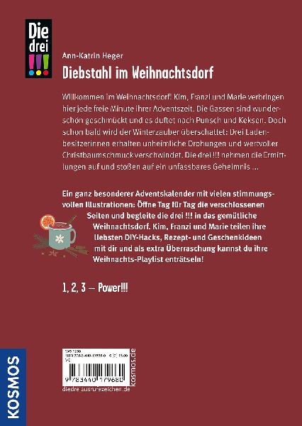 Produktbild: Die drei !!!, Diebstahl im Weihnachtsdorf