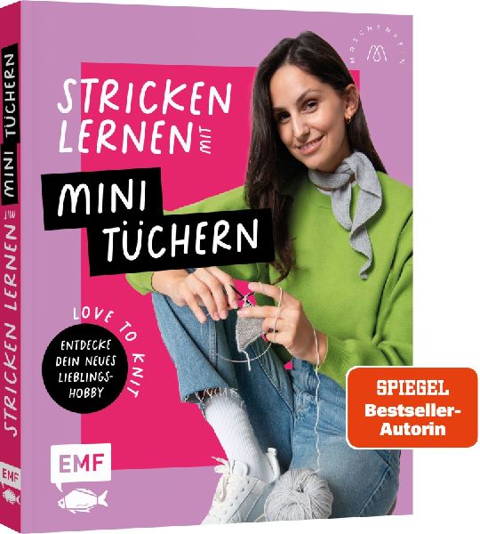 Produktbild: Love to knit: Stricken lernen mit Mini-Tüchern von @maschenfein