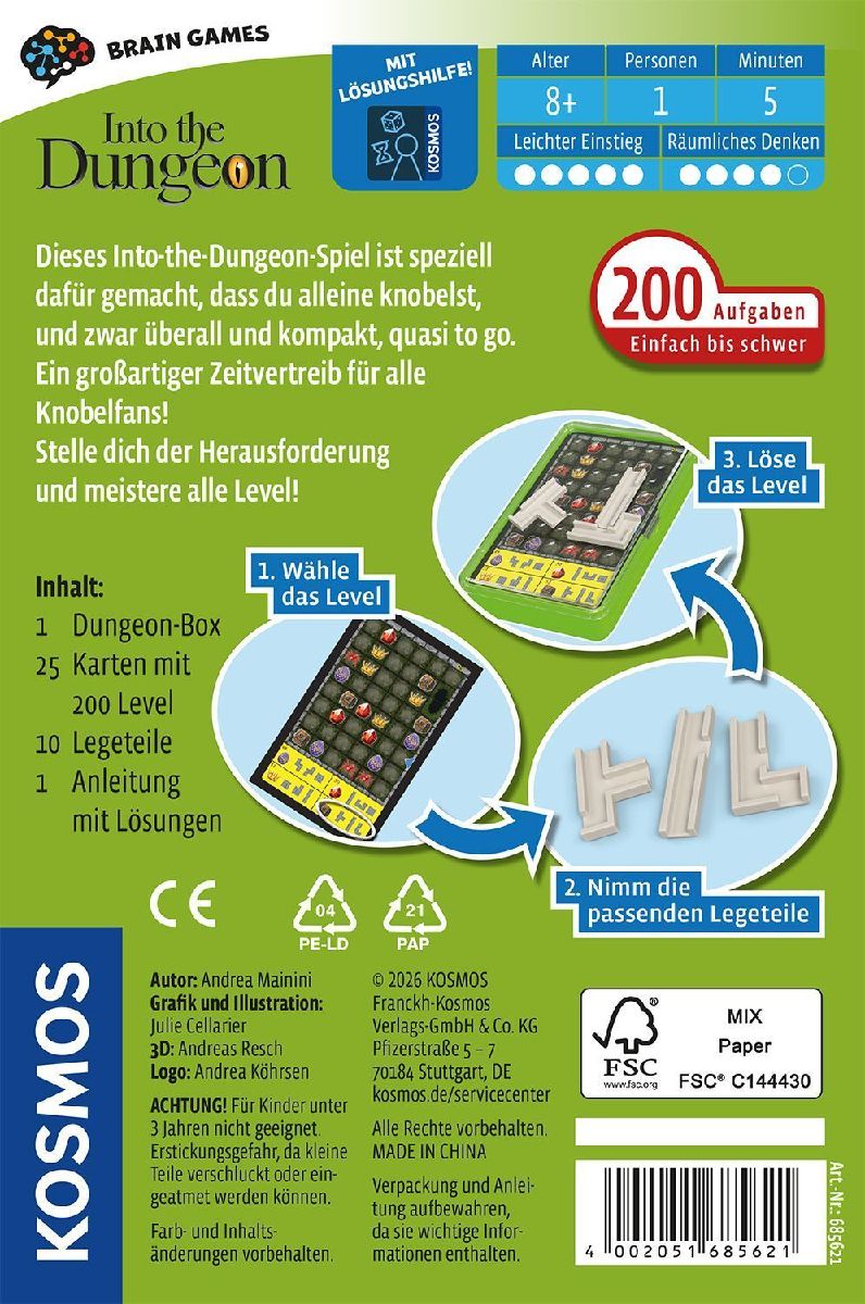Produktbild: Into the Dungeon Brain Games