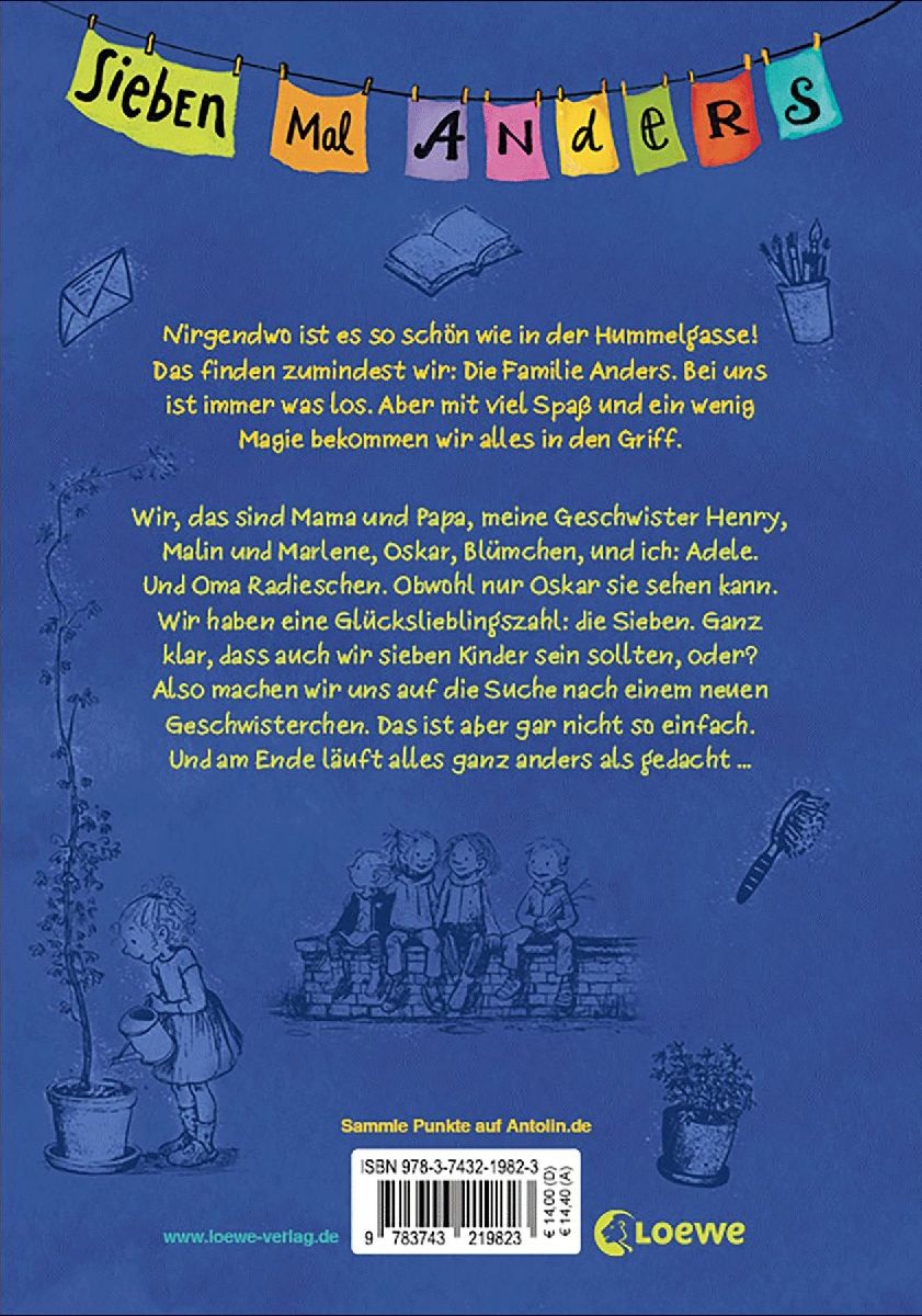 Produktbild: Sieben Mal Anders (Band 1) - Adele möchte die Welt umarmen