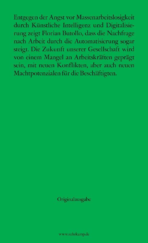 Produktbild: Das knappe Gut Arbeit