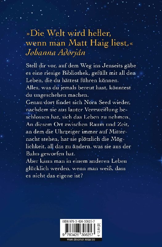 Produktbild: Die Mitternachtsbibliothek