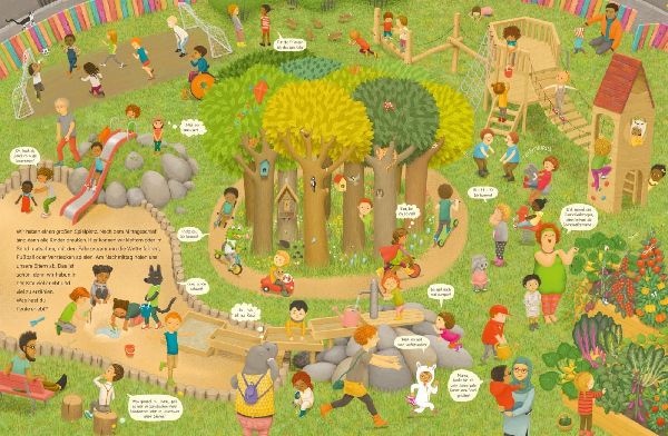 Produktbild: Komm, wir zeigen dir unsere Kita (Constanze von Kitzings Wimmelgeschichten 1)