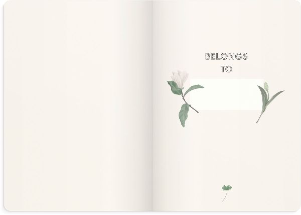 Produktbild: Burde Notizbuch Deluxe A5 Floral