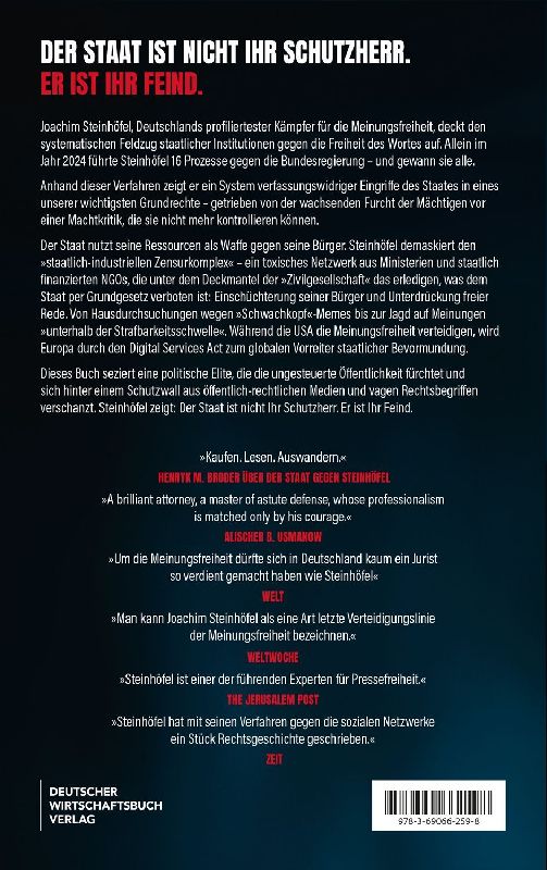 Produktbild: Der Staat gegen Steinhöfel