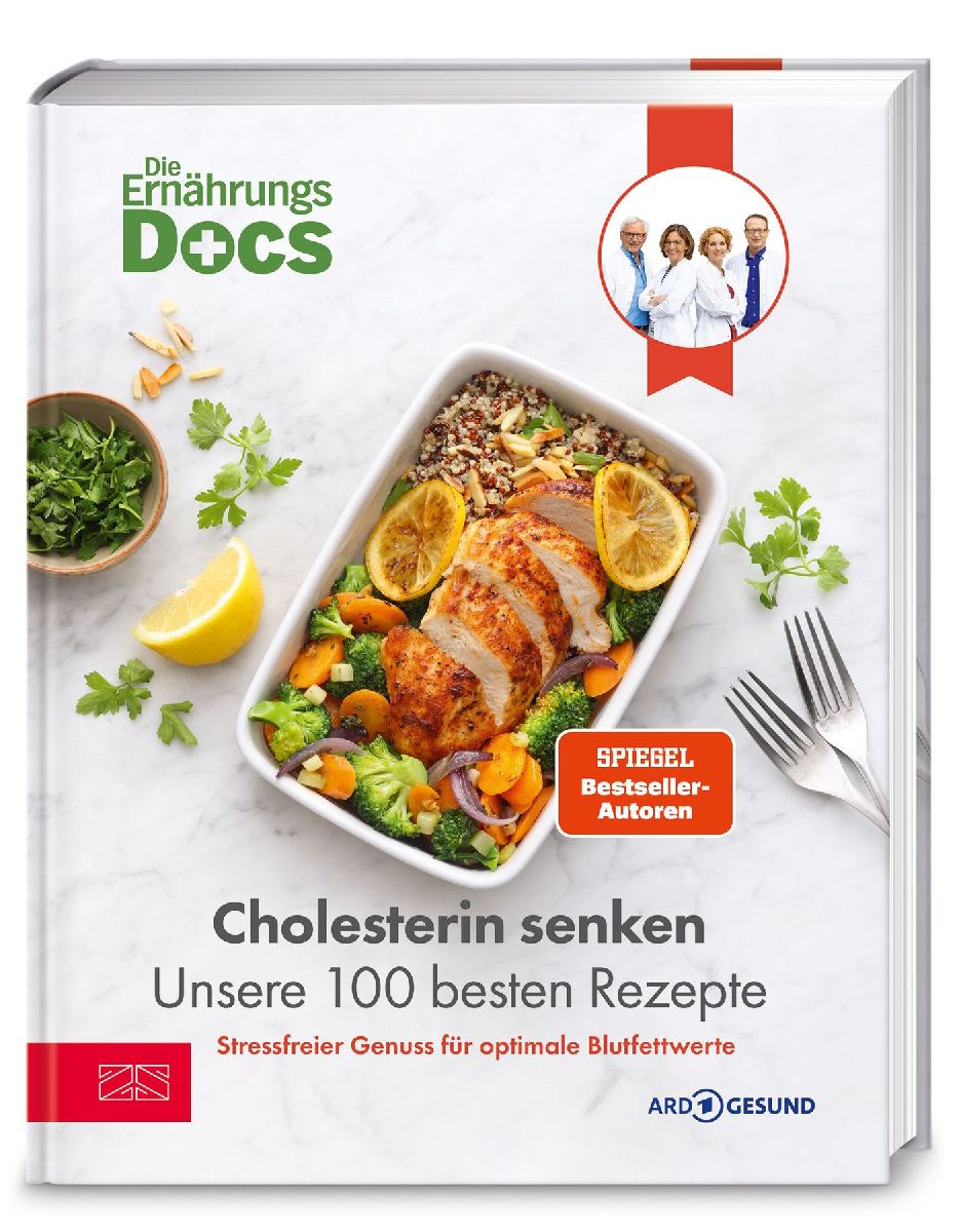 Produktbild: Die Ernährungs-Docs - Cholesterin senken - Unsere 100 besten Rezepte