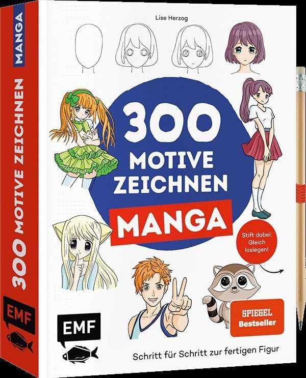 Produktbild: 300 Motive zeichnen - Manga
