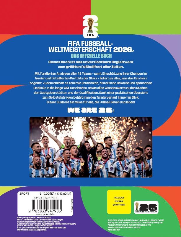 Produktbild: FIFA Fußball-Weltmeisterschaft 2026 - Das offizielle Buch