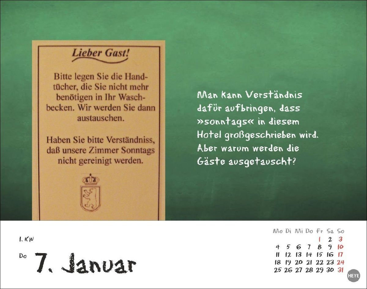 Produktbild: Bastian Sick Tagesabreißkalender 2027