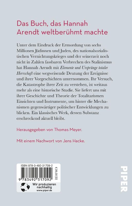 Produktbild: Elemente und Ursprünge totaler Herrschaft