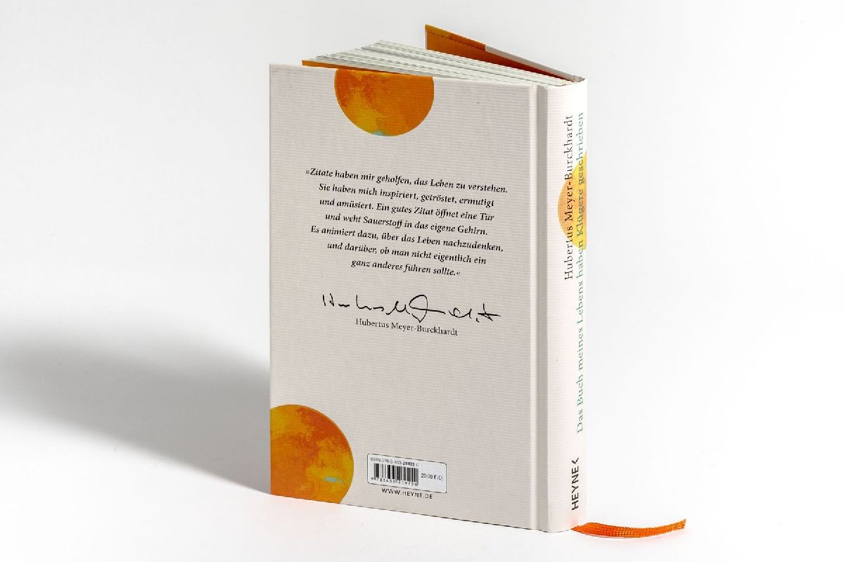 Produktbild: Das Buch meines Lebens haben Klügere geschrieben