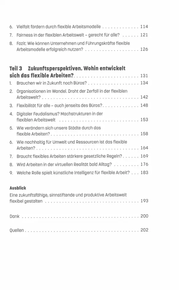Inhaltsverzeichnis Seite 2 schluss mit dem buero oder doch nicht