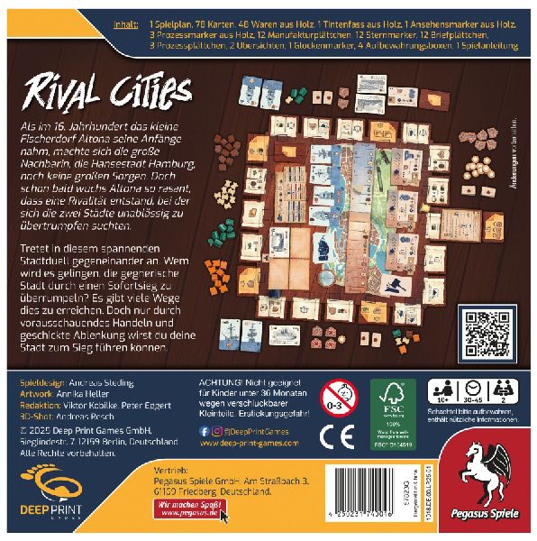 Produktbild: Rival Cities (Deep Print Games)