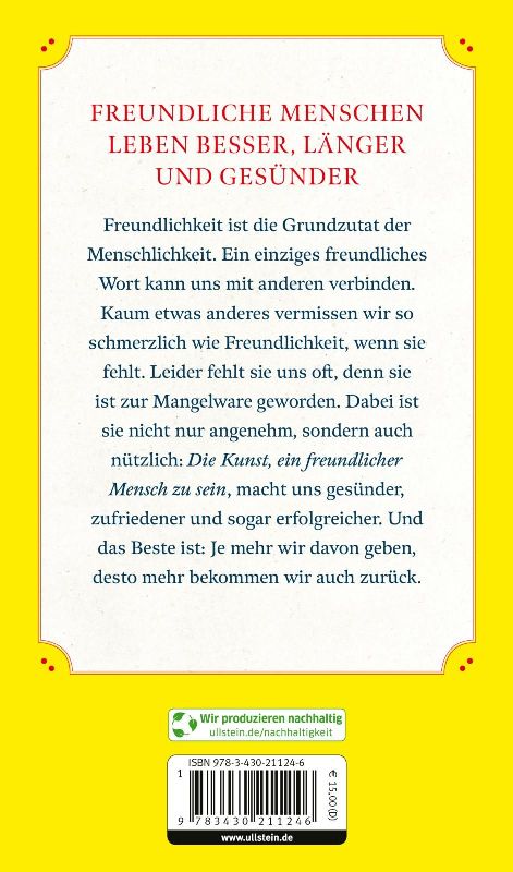Produktbild: Über die Kunst, ein freundlicher Mensch zu sein