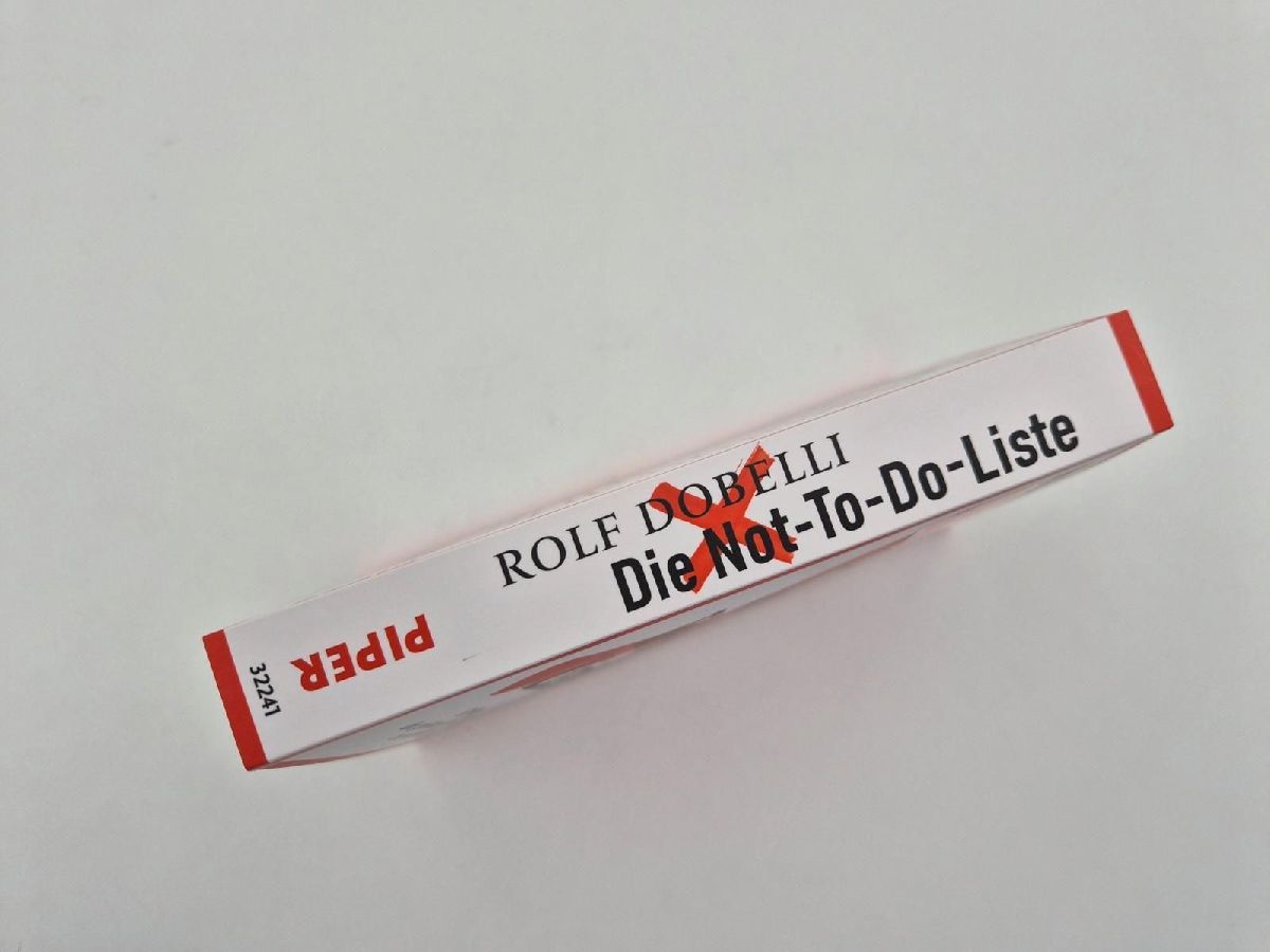 Produktbild: Die Not-To-Do-Liste