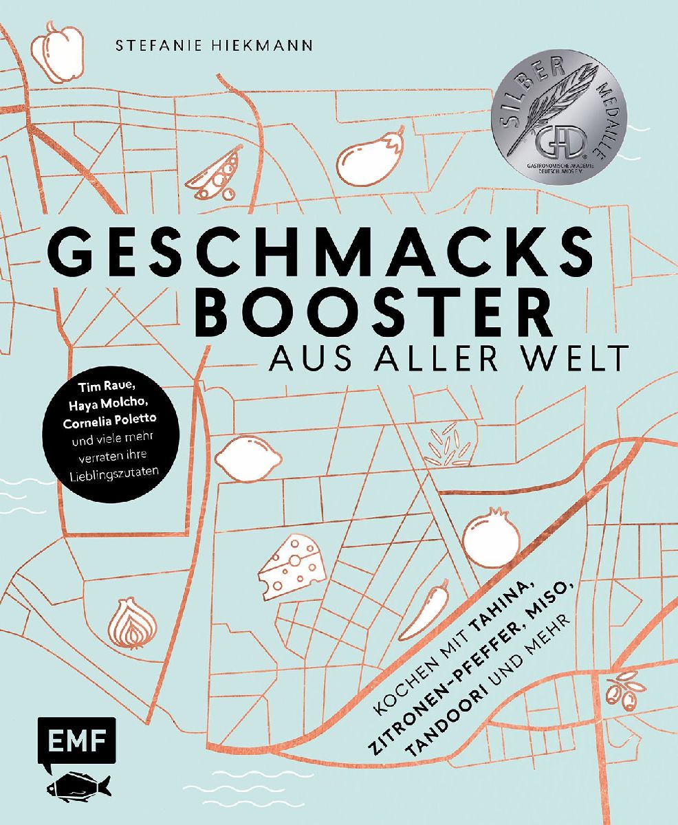 Produktbild: Geschmacksbooster aus aller Welt - Kochen mit Tahina, Zitronen-Pfeffer, Miso, Tandoori und mehr