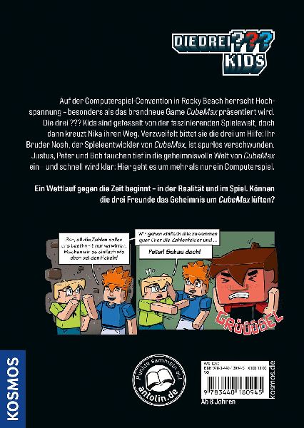 Produktbild: Die drei ??? Kids, Geheimnis um CubeMax