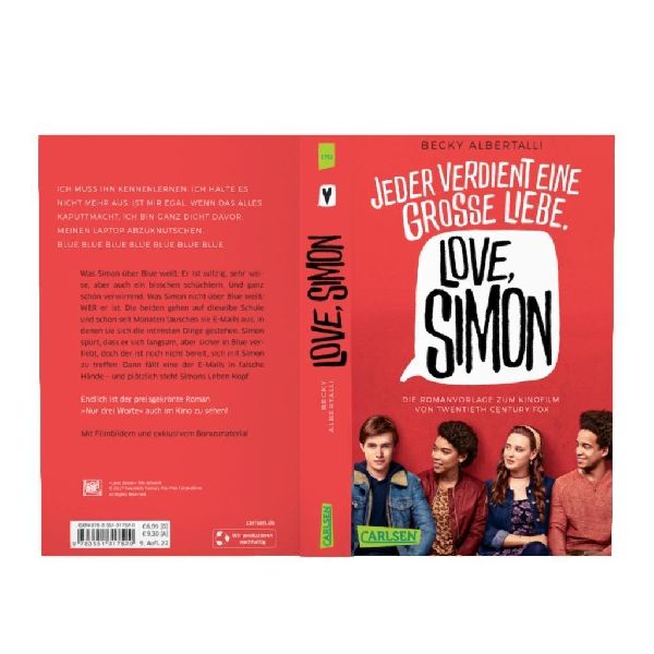 Produktbild: Love, Simon (Filmausgabe) (Nur drei Worte - Love, Simon)