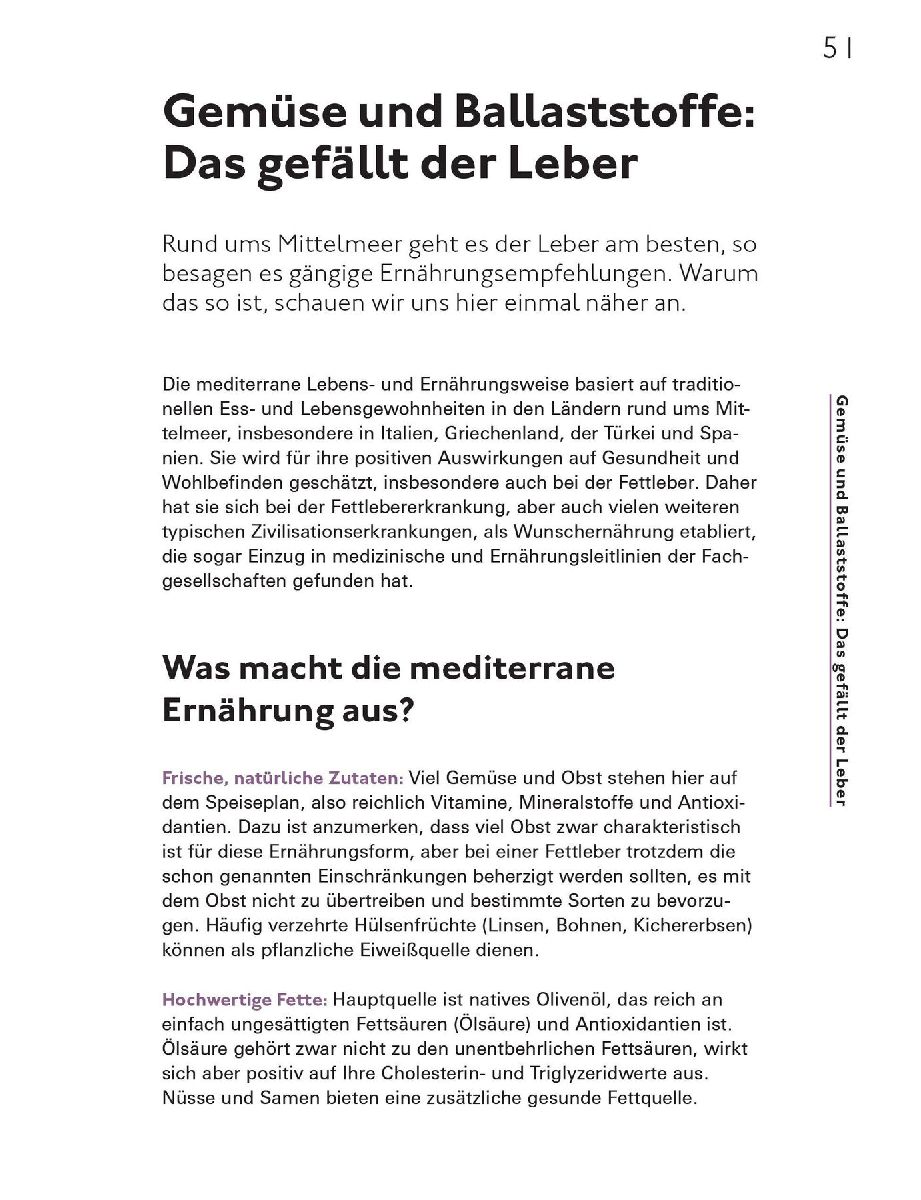 Produktbild: Die richtige Ernährung bei Fettleber