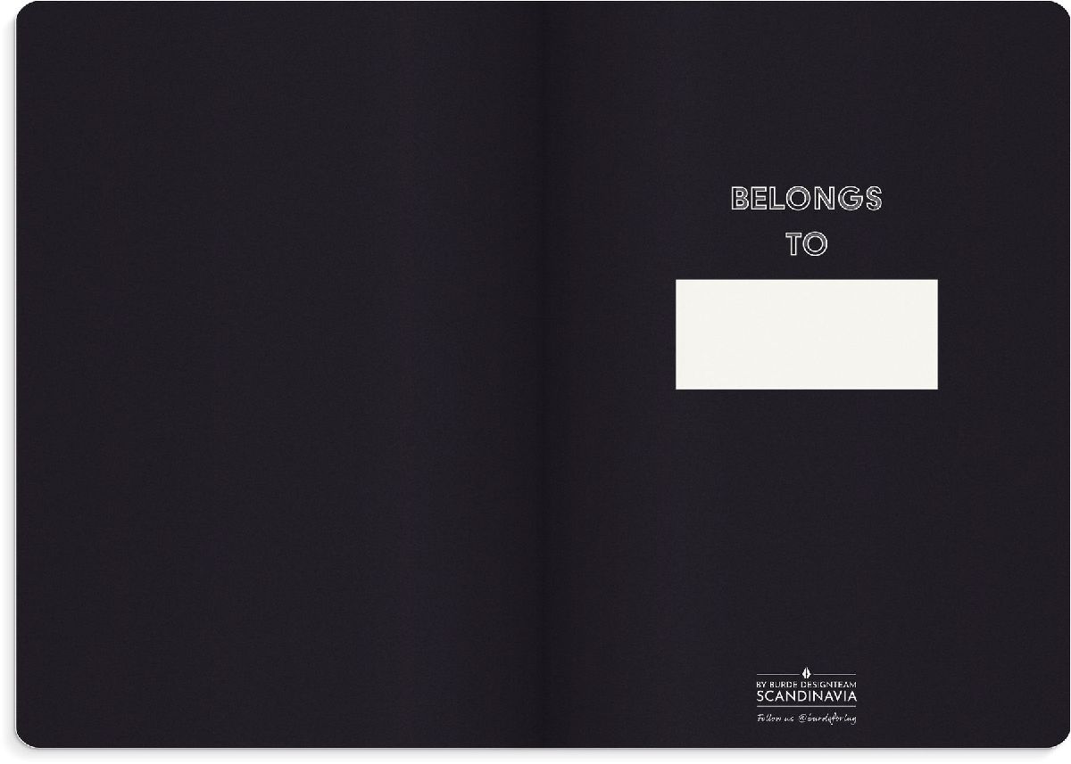 Produktbild: Burde Notizbuch Deluxe A5 schwarz