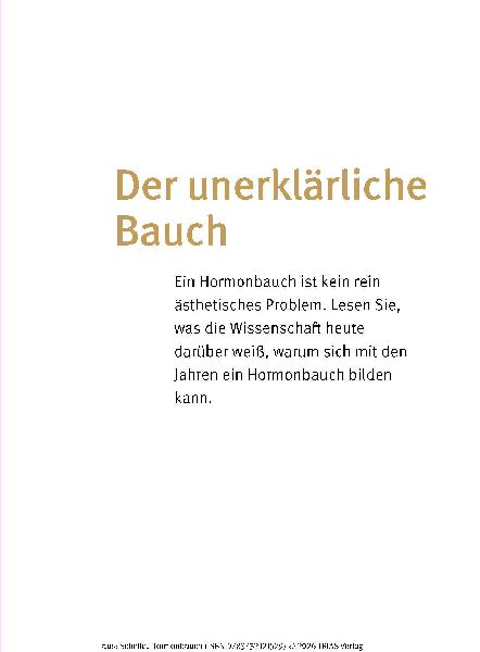 Produktbild: Hormonbauch