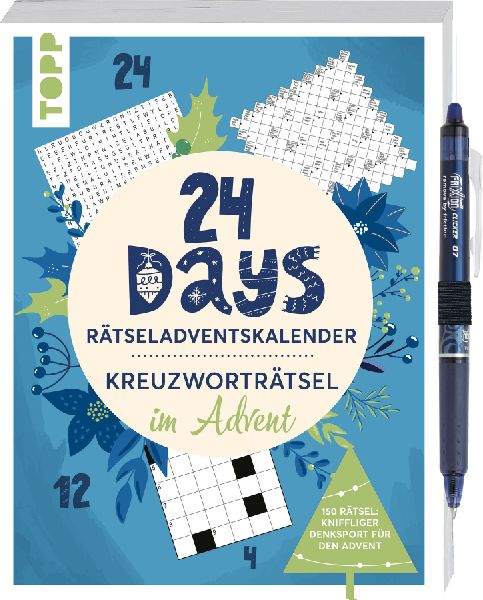 Produktbild: 24 Days RÄTSELADVENTSKALENDER - Kreuzworträtsel im Advent