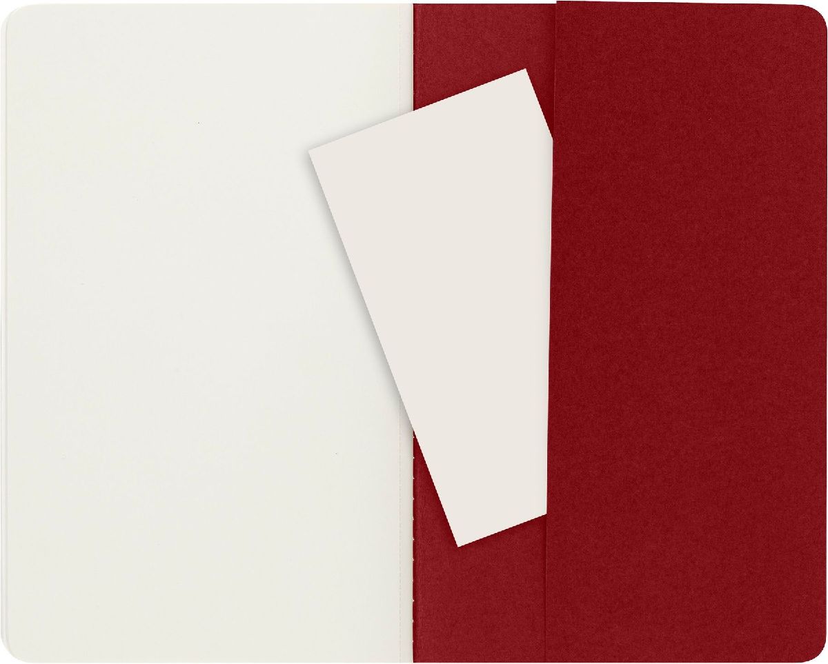 Produktbild: Moleskine Cahier Pocket Plain Red Cover L. 3er Pack