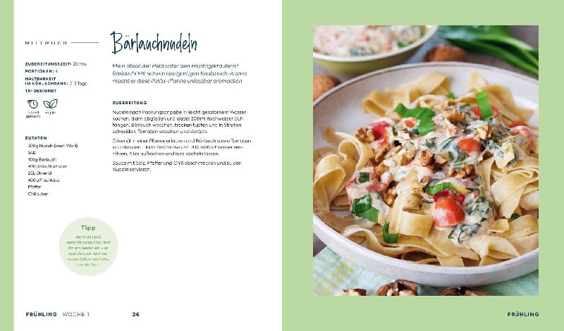 Produktbild: Stressfrei kochen mit Wochenplänen