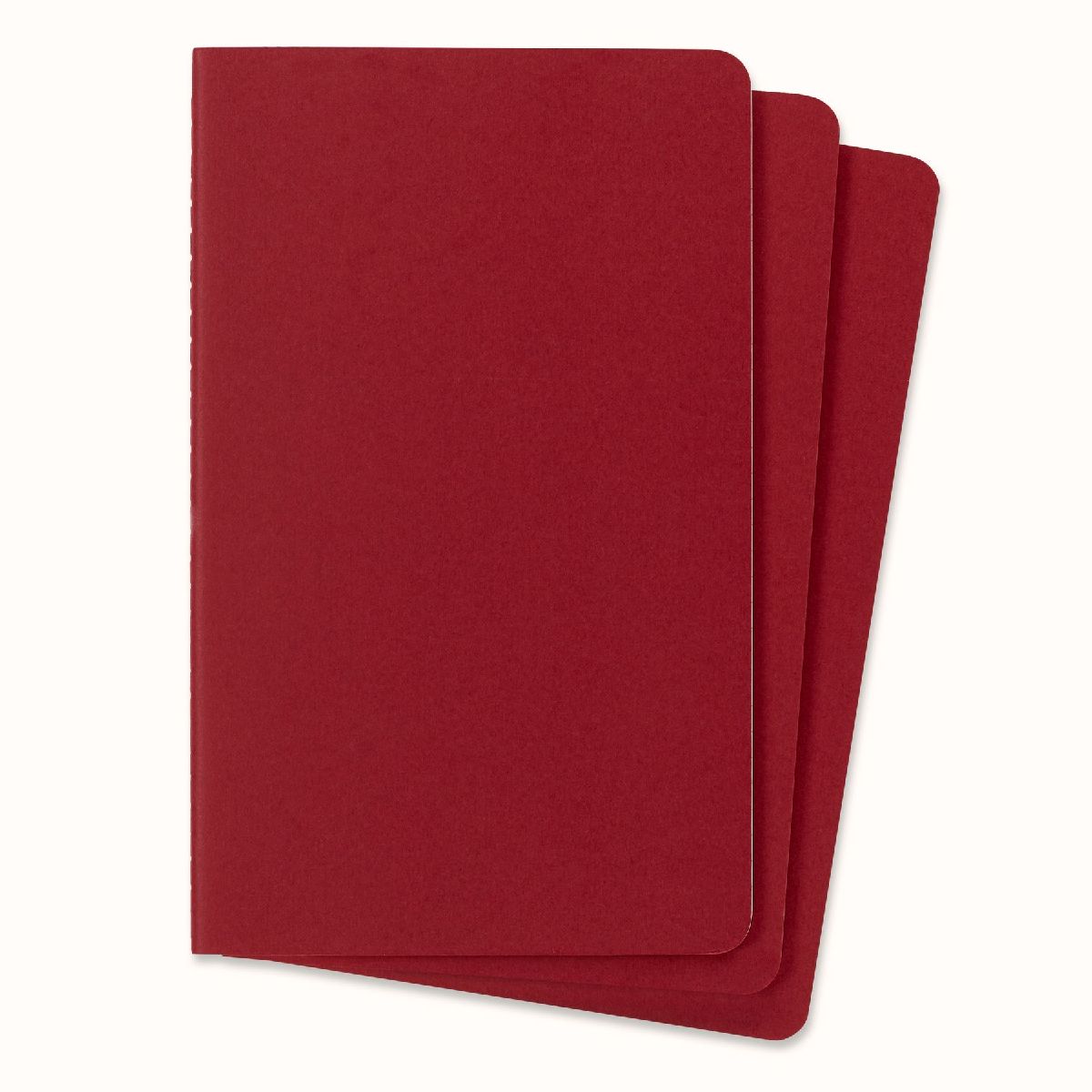 Produktbild: Moleskine Cahier Pocket Plain Red Cover L. 3er Pack