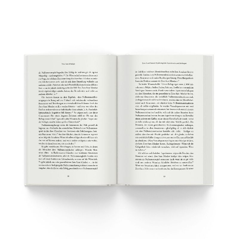 Produktbild: ZERO SUM MINDSET