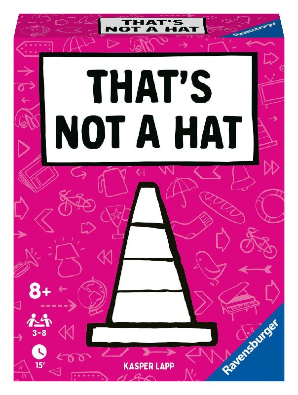 Produktbild: Ravensburger - 20954 That's not a hat Kartenspiel für 3-8 Personen, Partyspiel, lustige Unterhaltung ab 8 Jahren