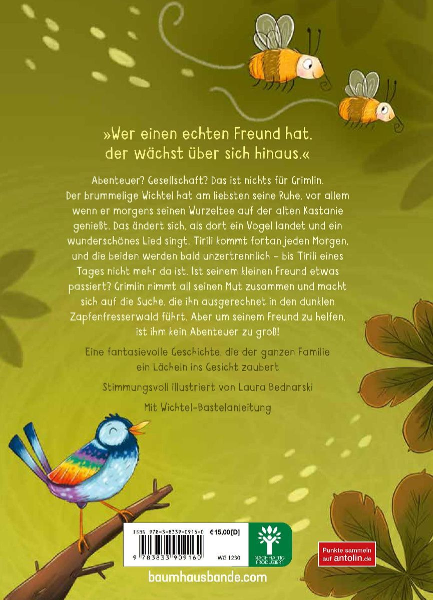 Produktbild: Der kleine Grimlin und die große Portion Mut - Eine Freundschaftsgeschichte
