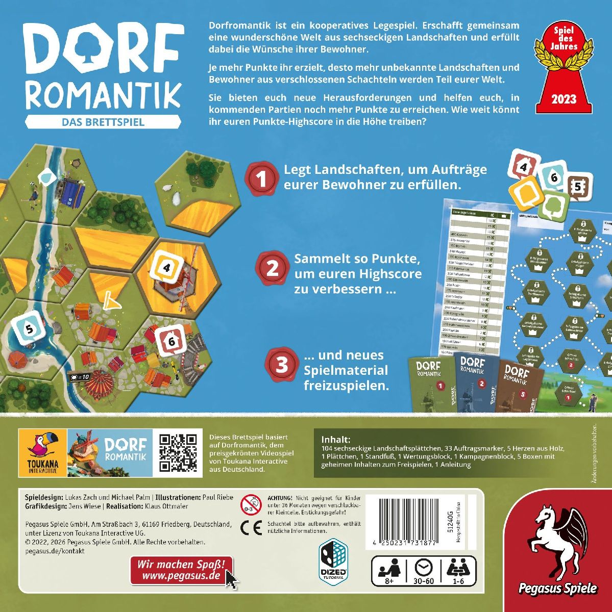 Produktbild: Dorfromantik - Das Brettspiel *Spiel des Jahres 2023*