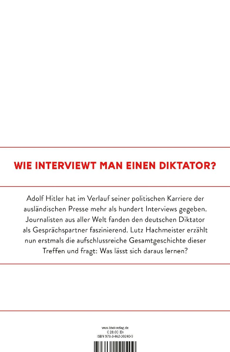 Produktbild: Hitlers Interviews