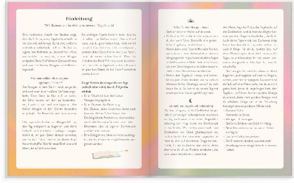 Produktbild: Burde - Morgen- & Abendtagebuch