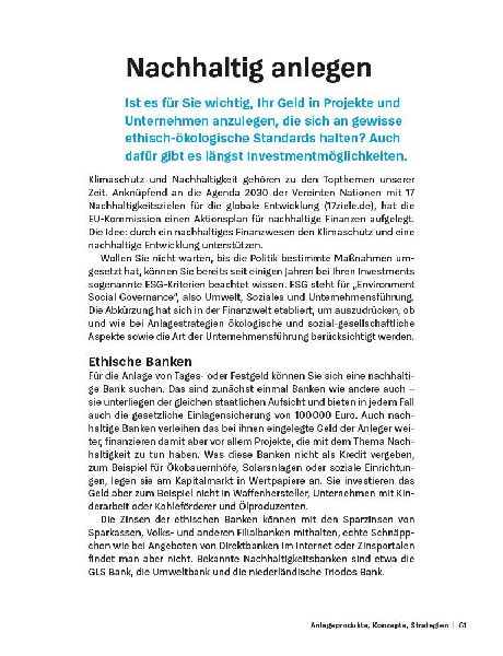 Produktbild: Geldanlage für Anfänger