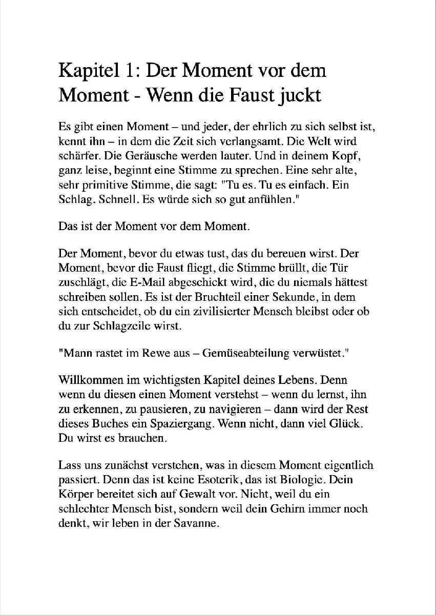 Produktbild: ZEN UND DIE KUNST, DEN LEUTEN NICHT AUF DIE SCHNAUZE ZU HAUEN