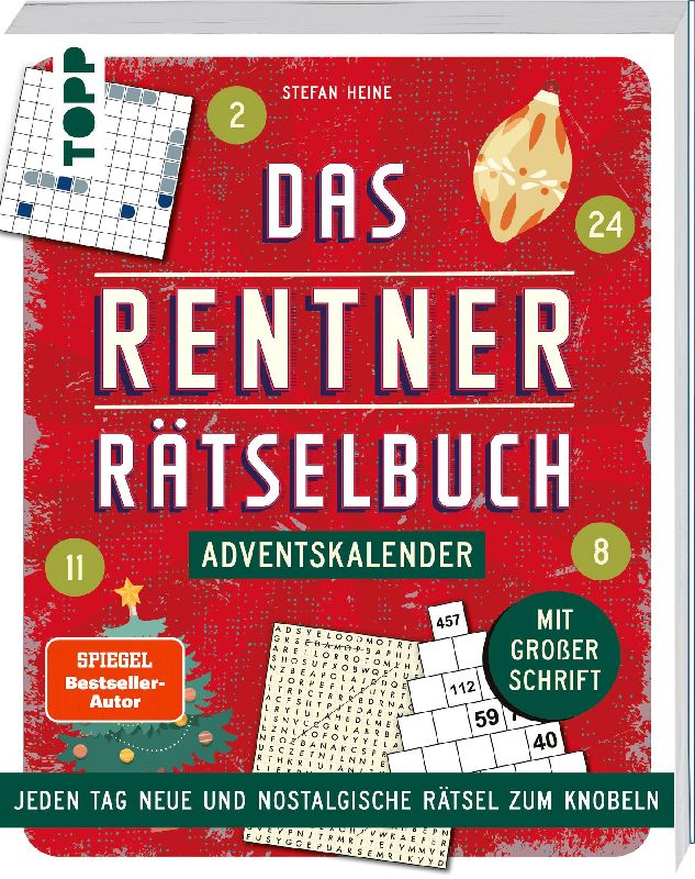 Produktbild: Das Rentner-Rätselbuch - Adventskalender
