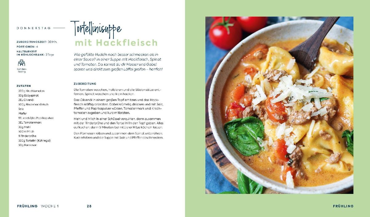 Produktbild: Stressfrei kochen mit Wochenplänen