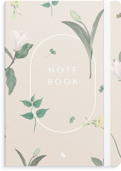 Produktbild: Burde Notizbuch Deluxe A5 Floral