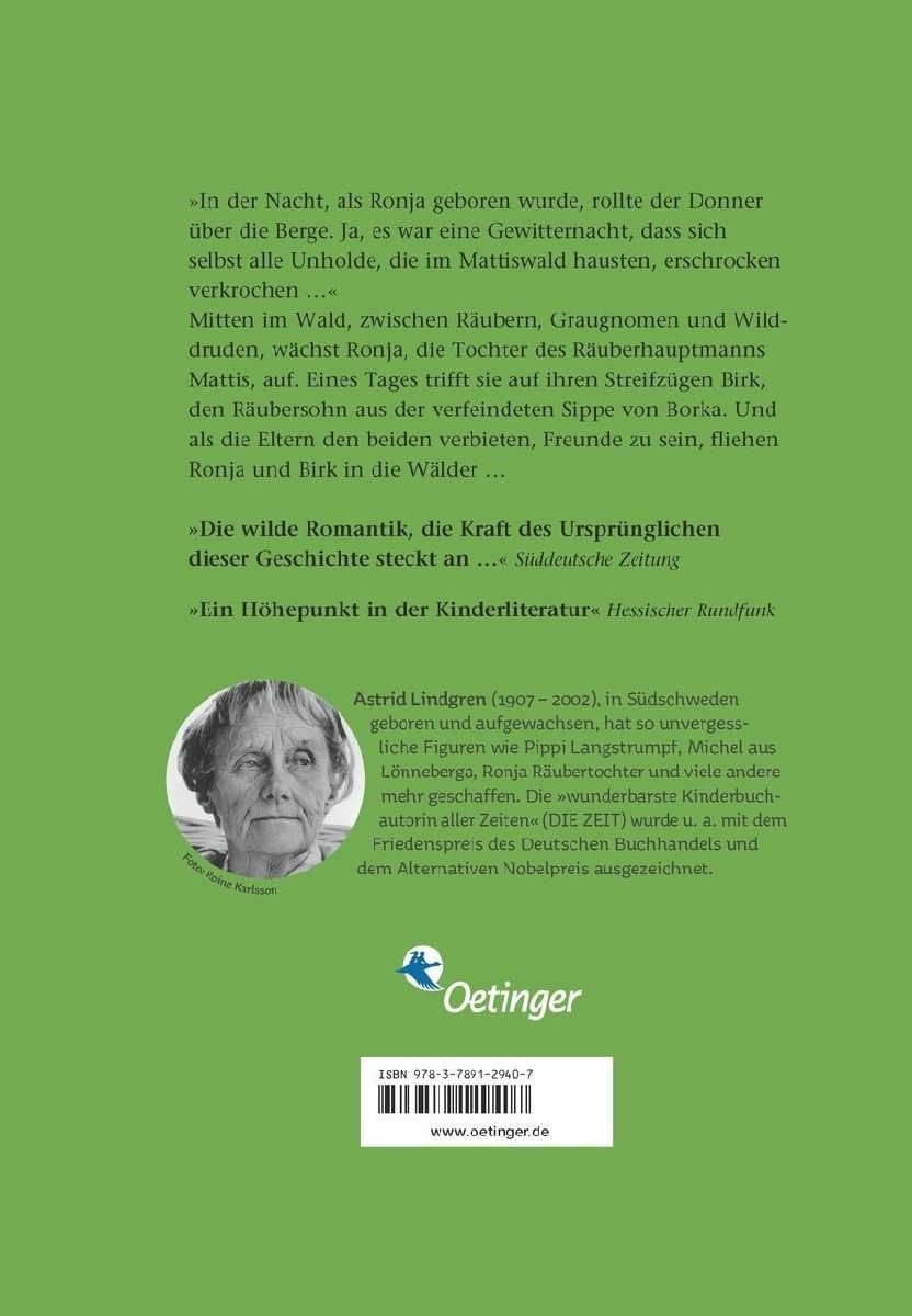 Produktbild: Ronja, Räubertochter