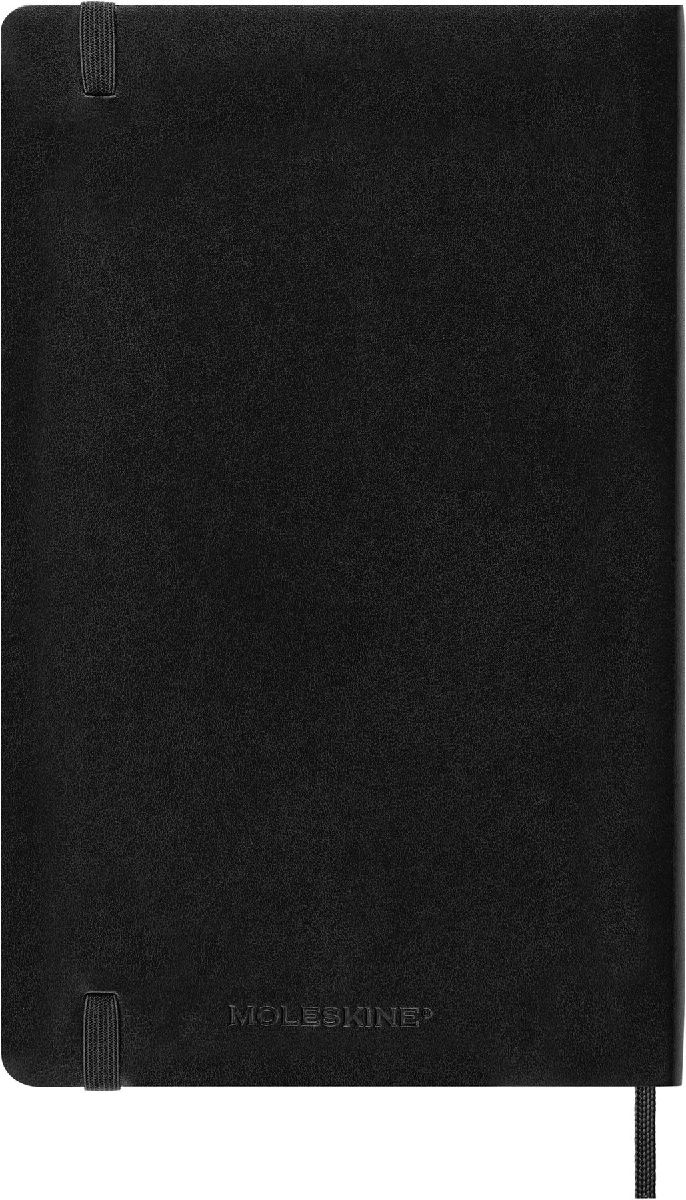 Produktbild: Moleskine 12 Monate Wochen Notizkalender Deutsch 2027, Large/A5, 1 Wo = 1 Seite, rechts linierte Seite, Weicher Einband, Schwarz