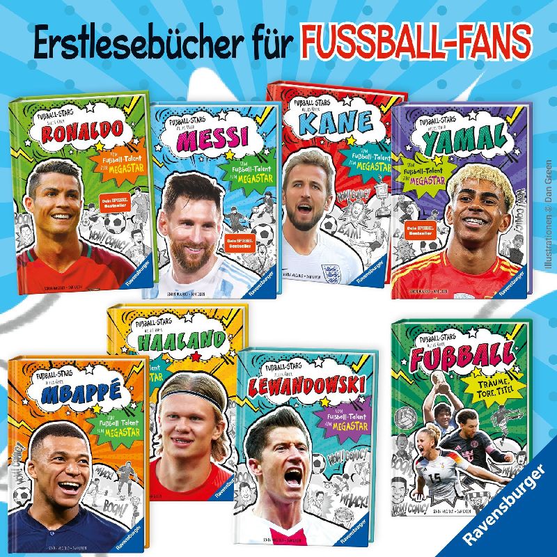 Produktbild: Fußball-Stars - Alles über Messi. Vom Fußball-Talent zum Megastar