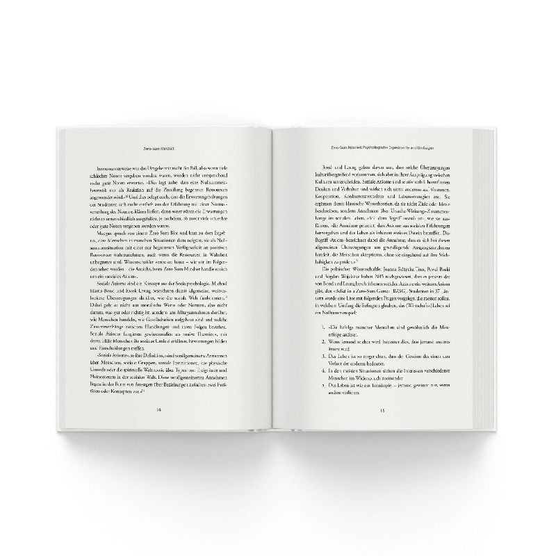 Produktbild: ZERO SUM MINDSET