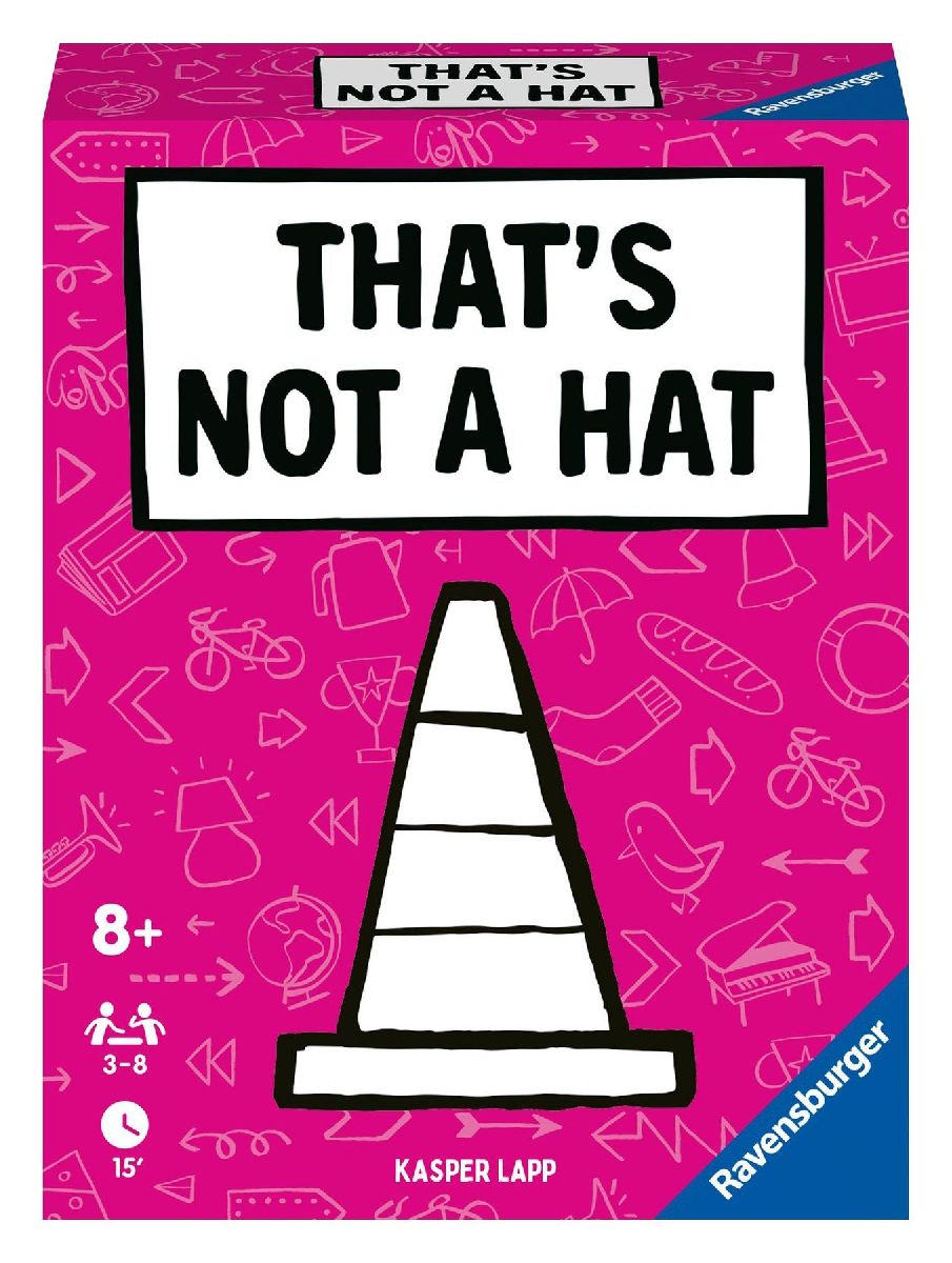 Produktbild: Ravensburger - 20954 That's not a hat Kartenspiel für 3-8 Personen, Partyspiel, lustige Unterhaltung ab 8 Jahren
