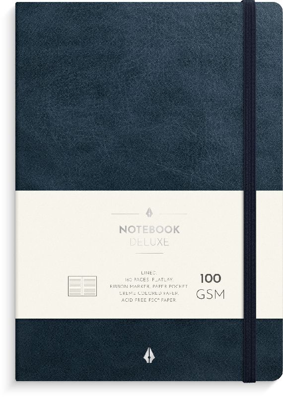 Produktbild: Burde Notizbuch Deluxe A5 blau