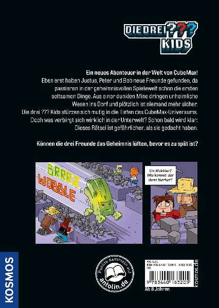 Produktbild: Die drei ??? Kids, Gefangen in CubeMax
