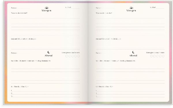 Produktbild: Burde - Morgen- & Abendtagebuch