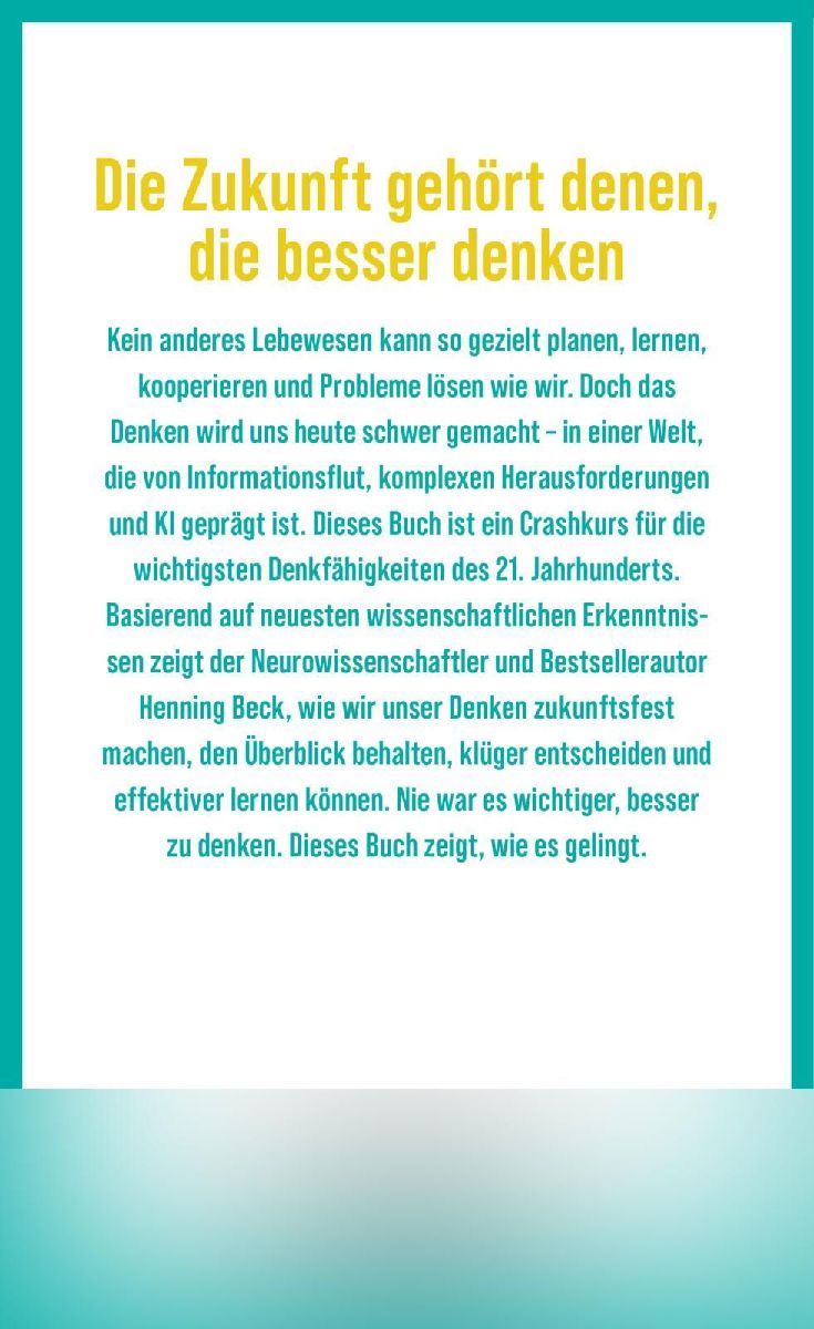 Produktbild: Besser denken