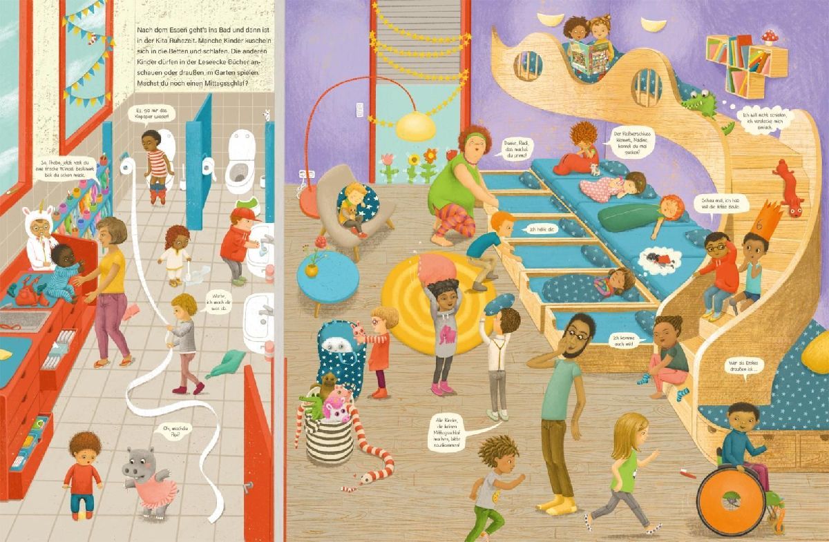 Produktbild: Komm, wir zeigen dir unsere Kita (Constanze von Kitzings Wimmelgeschichten 1)
